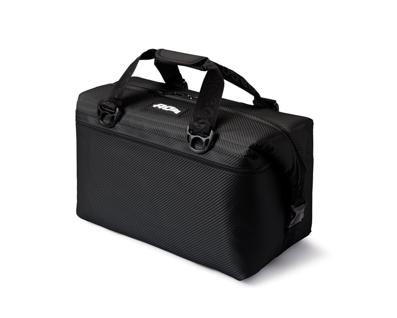AO Coolers Carbon Expedition Soft Cooler with High-Density Insulation, Black, 36-Can