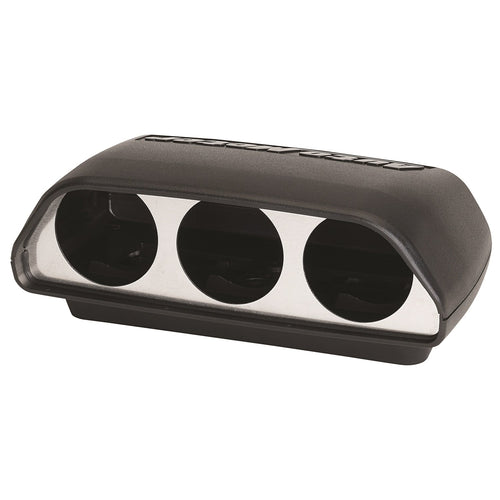 Auto Meter 2-1/16" Black Universal Dash Top Triple Gauge Mount 5288