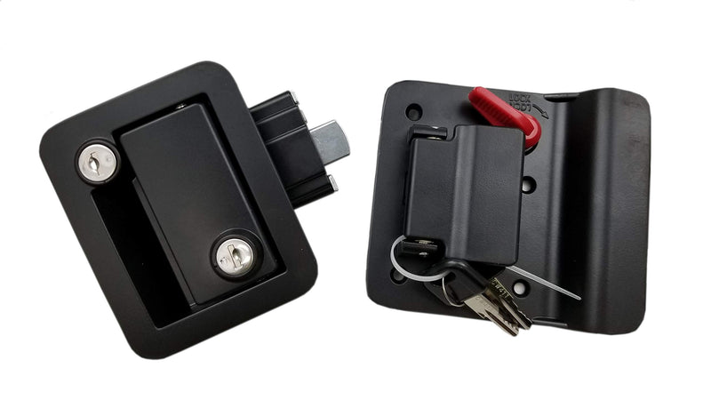 Black Travel Trailer Lock