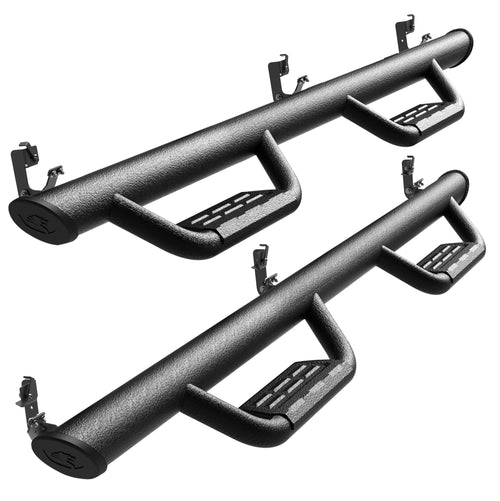 Tyger Auto Running Boards Tyger Access Compatible with 2009-2018 Dodge Ram 1500; 2019-2024 Classic | Quad Cab | TG-AS2D24038 | Textured Black Drop Step Rail