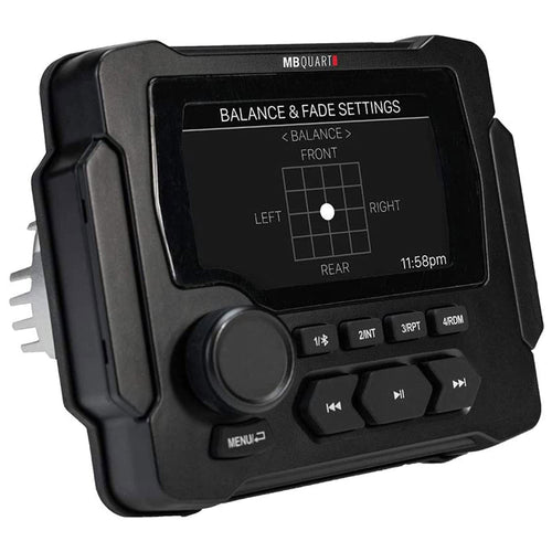 Bluetooth MB Quart GMR-LED Source Unit, USB, Marine Grade, Waterproof, Media Player