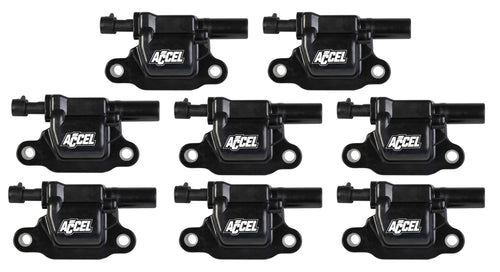 14-Up Accel Lt Square Coil - Black 8 Pack