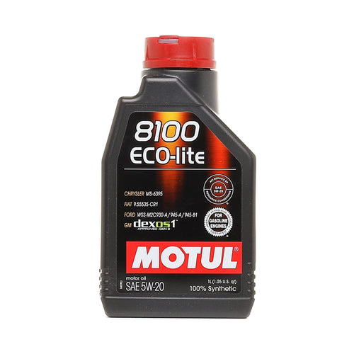 1L Motul Synthetic Engine Oil 8100 5W20 ECO-LITE
