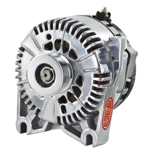 Alt Ford Powermaster 4G Polish 200A 6 grv Pulley V MTG I-D-A VR