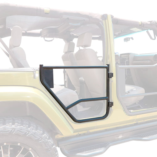 Fine Textured Black SteelCraft 92210 Rear Tubular Doors