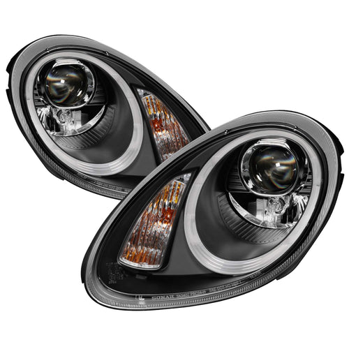 Projector Headlight Spyder Auto PRO-YD-P98705-HID-DRL-BK, 1 Pack