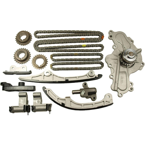 Cloyes Kit 9-4226SWP Contains: Crankshaft Sprocket Timing Chain (3) Chain Guide (5) Chain Tensioner (3) Tensioner Guide Water Pump. Engine Timing Chain Kit
