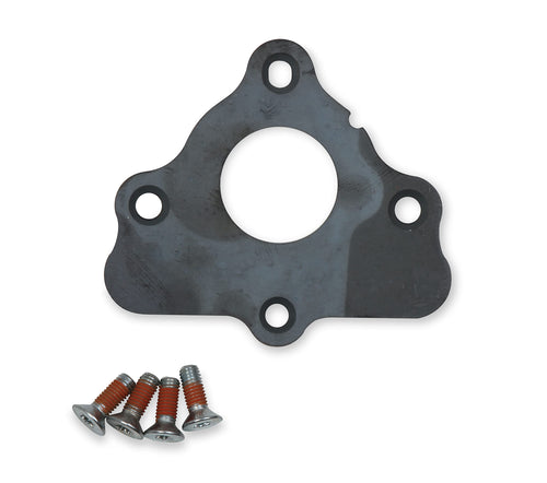 Camshaft Thrust Plate Mr. Gasket 61220G Steel Camshaft Thrust Plate O-Ring Seal Molded On Back Incl. 4 Mounting Screws