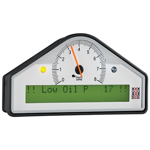 Action Replay Dash, Auto Meter: Wht, 0-8K RPM (Psi, Deg. F, Mph)