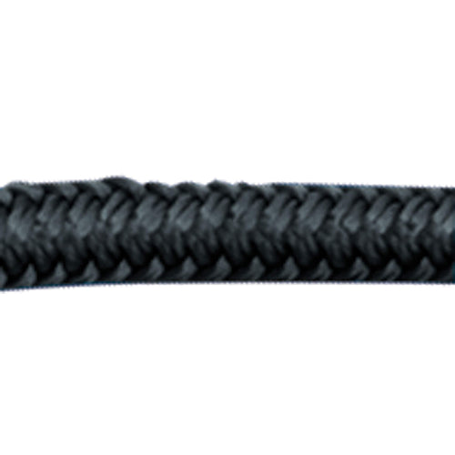 Double Braided Nylon Dock Line Sea Dog 302112025BK-1, 1/2" x 25' / Black