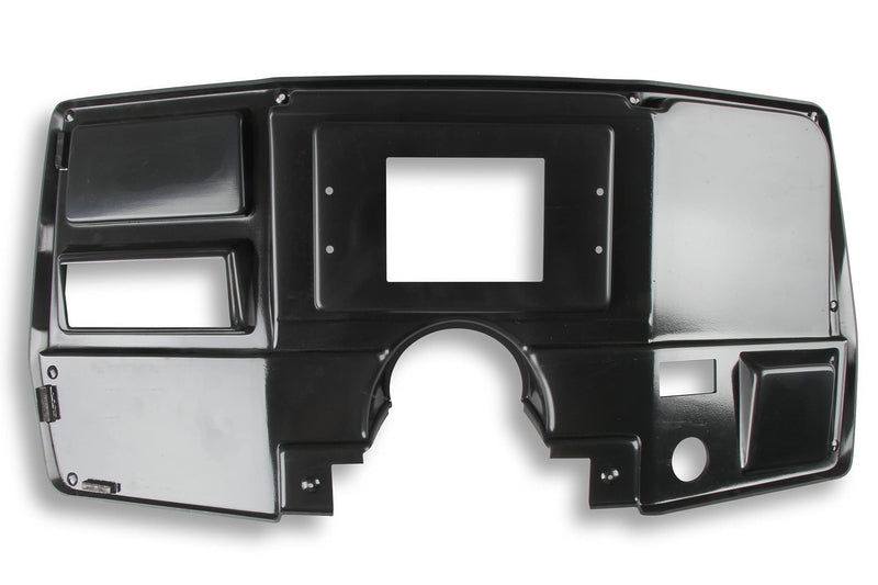 Dash Bezel Holley EFI 553-310 - No A/C Vents- Black