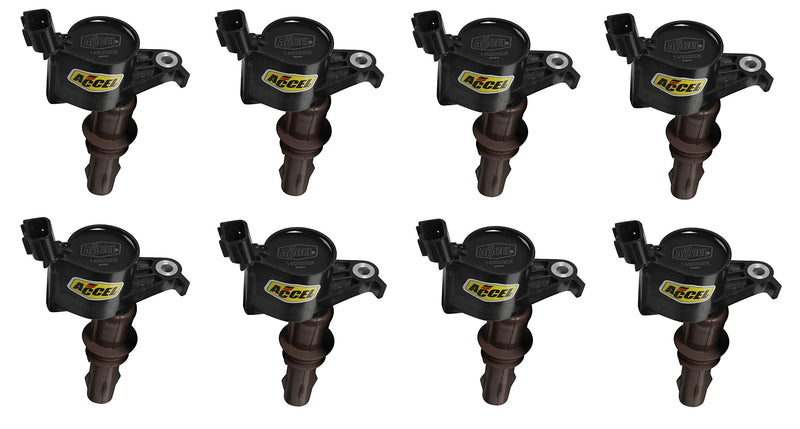 SuperCoil ACCEL 140033EK-8 Ignition Coil - Black, 8-Pack