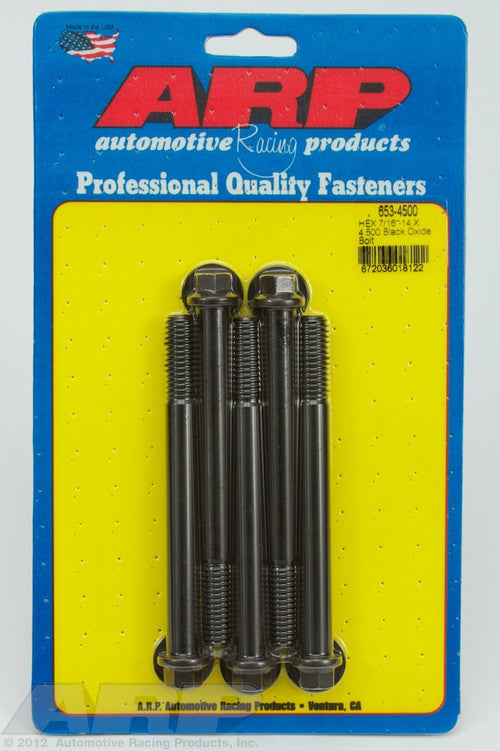 Hex ARP (653-4500) Oxide Bolt, Black