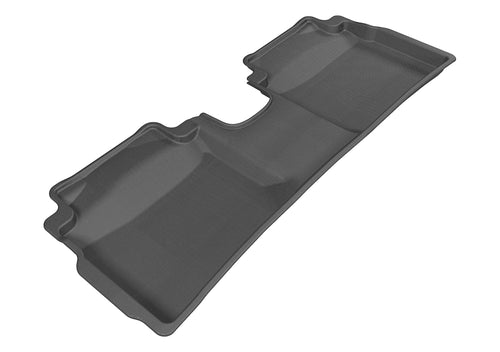 Kagu Floor Mat 3D MAXpider Custom Fit (Black) Compatible with Kia Forte 2014-2018 - Second Row