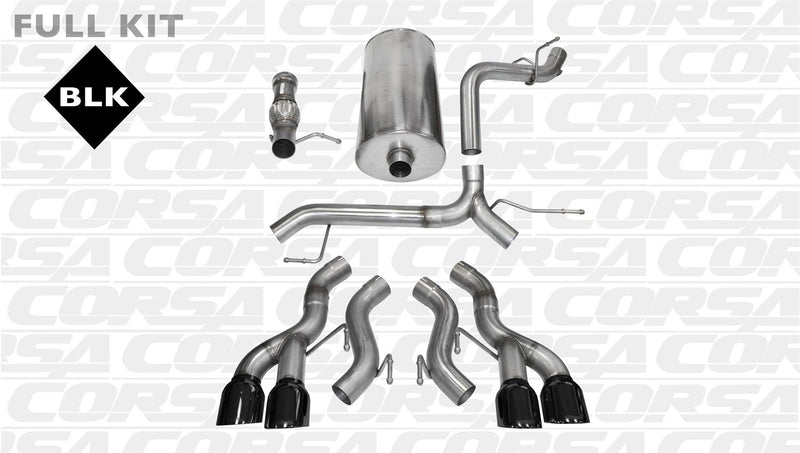 Cat-Back CORSA Exhaust System 14886BLK