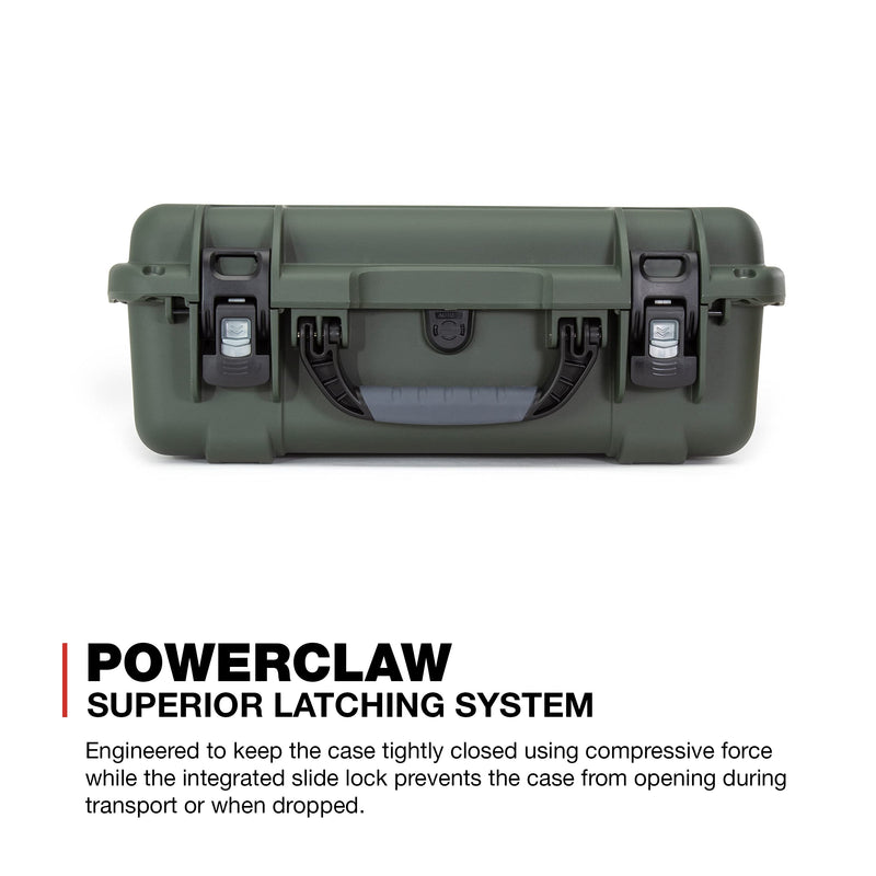 Waterproof Nanuk 930 Hard Case with Padded Dividers - Olive