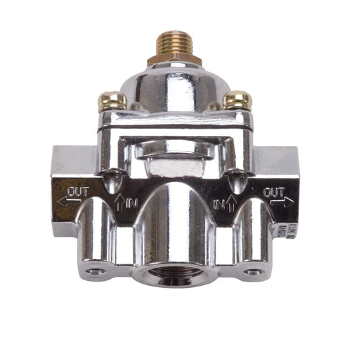 1-4 PSI Edelbrock Chrome Fuel Pressure Regulator 1789