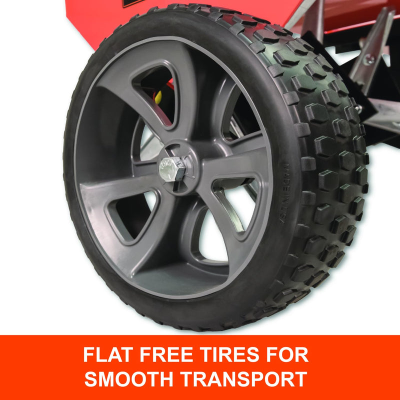 48" Agri-Fab Tow Behind Lawn Plug Aerator with Universal Hitch; Designed to Pull Behind Lawn & Garden Tractors