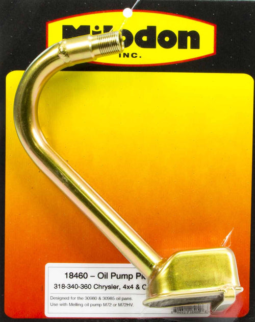 Oil Pump Milodon Pick-Up Tube 18460