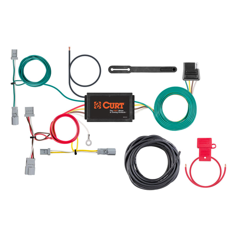 CURT 4-Pin Vehicle-Side Custom Trailer Wiring Harness, Fits Select Honda Civic