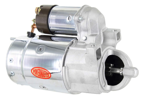 Str 10MT Powermaster Buick, Caddy, Pont LT-1 & Chevy 153T Flyw (Eng Block MTG Only) Chrome w/Natural DE