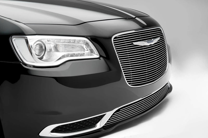2015-2018 Chrysler 300 T-Rex Grilles Billet Grille, Polished, 1 Pc, Overlay - PN #21436