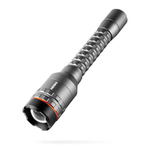 5000 Lumens NEBO Davinci Flashlight & Portable Charger | 4 Light Modes, Rechargeable, Waterproof Handheld Flashlight for Camping & Hunting, USB Power Bank, 4X Zoom, Includes Charging Cable