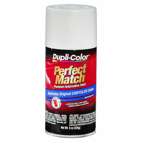 Chrysler Bright White Dupli-Color EBCC03627 Perfect Match Automotive Spray Paint – PW6/GW6/PW7/GW7 – 8 oz. Aerosol Can