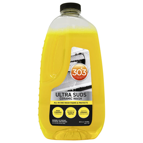Ultra Suds 303 Products Ceramic Car Wash Soap – Ceramic Coating for Cars with Foaming Formula, Enhanced Gloss & Shine Protectant, 48 fl. oz. (30277)