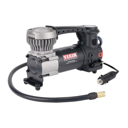 Tire Inflator VIAIR 85P - Portable Air Compressor for Car, Truck & SUV 12V On/Offroad Tire Pump Air Compressor Heavy Duty 60 PSI, Cigarette Plug, Twist Chuck