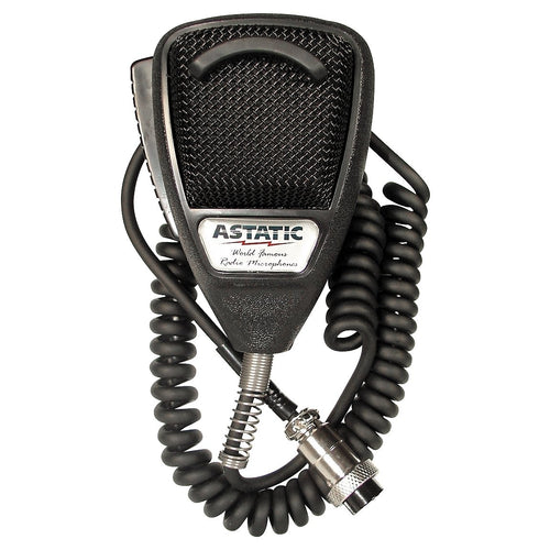 Black Astatic 302-636LB1 Noise Cancelling 4 Pin CB Microphone (Bulk),XLR