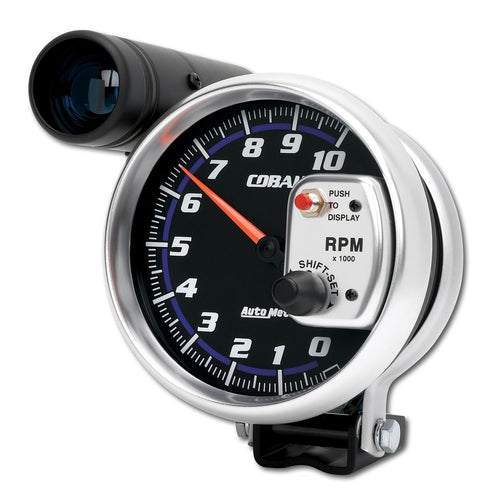 Cobalt Auto Meter 6299 Pedestal Mount Tachometer Gauge 5.000 in.