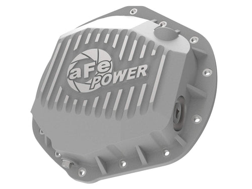 aFe POWER Rear Differential Cover Street Series Raw w/Machined Fins - #46-70390 - Dodge Trucks 2500/3500 03-18