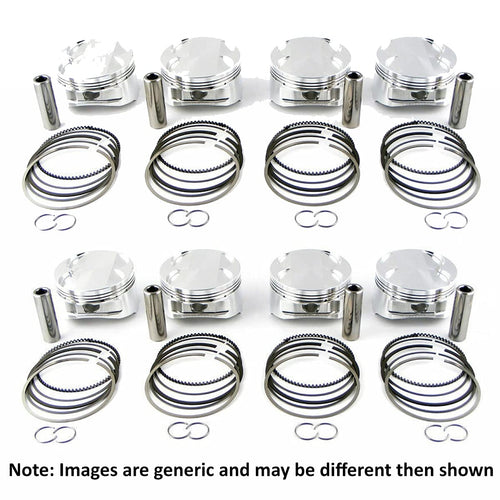 GM LS1 JE Pistons 321247 (6.200" Rod 3.898" Bore-2cc Dish) Set of 8, 1 Pack