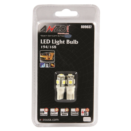 White ANZO USA '194/168' Bulb 809037