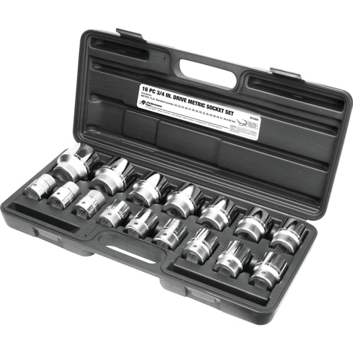 16-Piece Performance Tool W34906 MM Drive Socket Set, 3/4-Inch