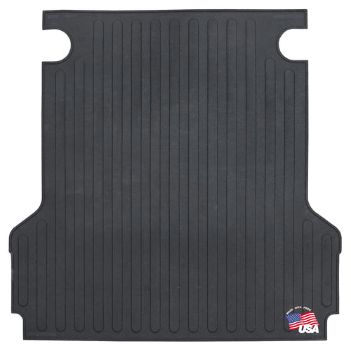 Rubber All-Weather Truck Bed Mat, 4ft 5in – Slip-Resistant Tailgate Flooring for Ford Maverick 2022+, Easy Clean Cargo Liner for Ford Maverick, Scratch Resistant, 100% Recycled Rubber, Made in The USA