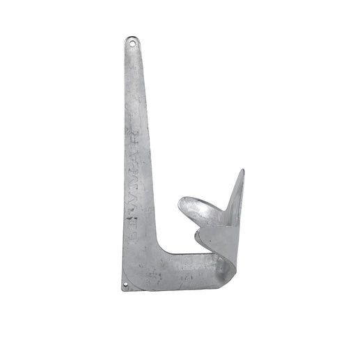 Galvanized Steel Lewmar Claw Anchor 4.4 lbs. for Boats 17'-23', Bruce-Style Claw for Quick Setting, Bow Roller Compatible, Measures 14-3/16” L x 9-7/16” W x 5-1/4” H - 2020202242