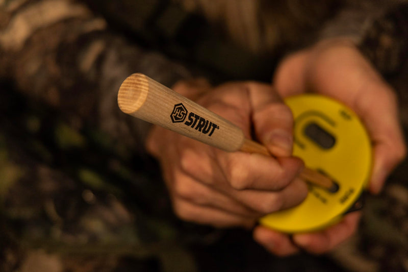 HS Strut Cookie Cutt'R Tracer Turkey Clucks Yelps Purrs Hunting Slate Pot Call, Yellow