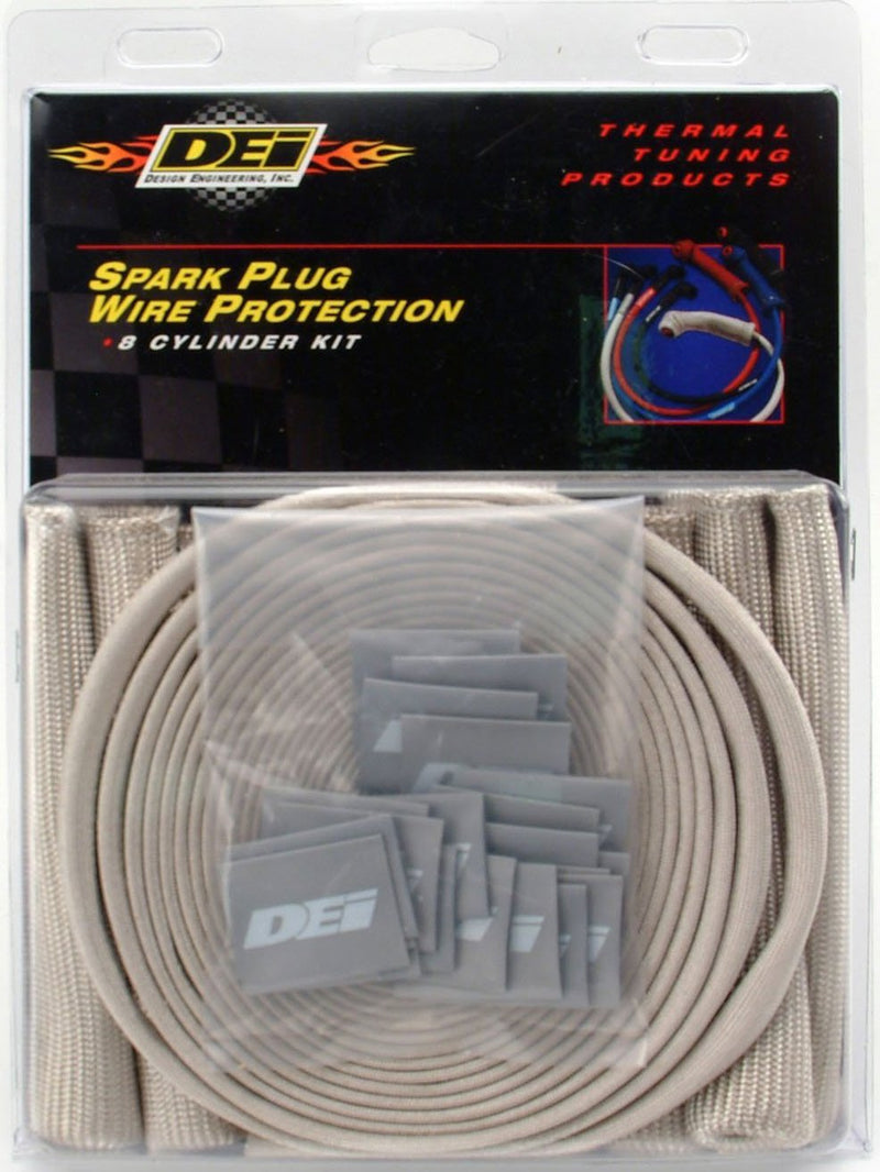 Design Engineering Protect-A-Boot and Wire 010702 Silver 8-Cylinder Kit for Spark Plug Boot and Wire Protection