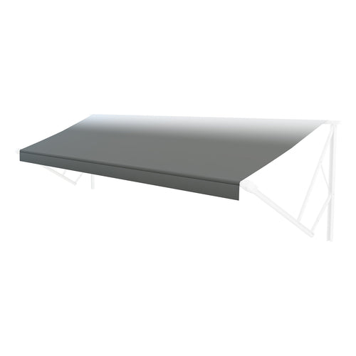 Solera Heavy-Duty Universal Fit Vinyl RV Patio Awning Replacement Fabric Silver Fade 19' Awning (18'4" Fabric)