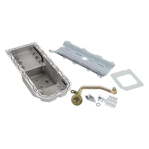 302-64 Holley Gen III Hemi Engine Swap Oil Pan - Mid Sump - Hellcat - Natural