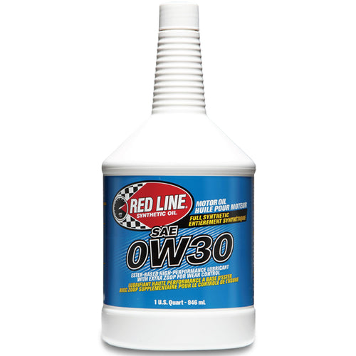 SAE 0W30 Fully Synthetic Motor Oil Red Line - 1 Quart