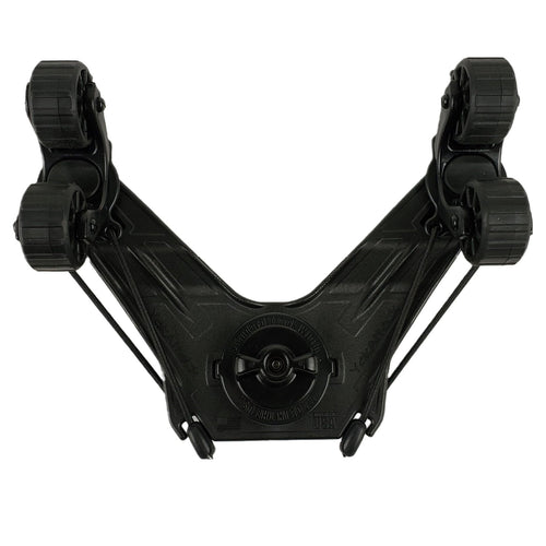 DoubleHeader YakAttack with Dual ParkNPole RotoGrips | Offset Kayak Stakeout Pole Holder with Track Mount | Compatible with 0.84” Poles, LockNLoad Accessories & GearTrac Systems | Made in USA