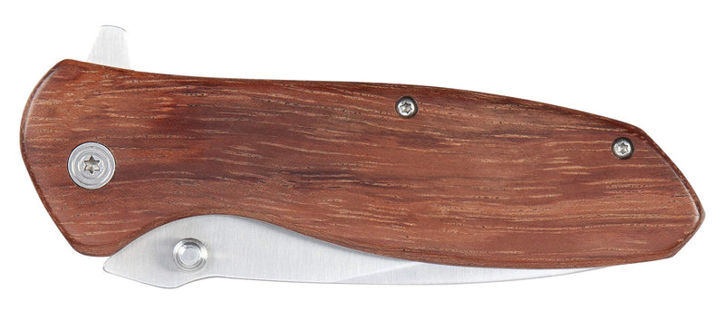 Quick and Easy Performance Tool W9366 Assisted Opening Pocket Knife with Stainless Steel Straight Edge Blade, Thumb Studs, and Pocket Clip