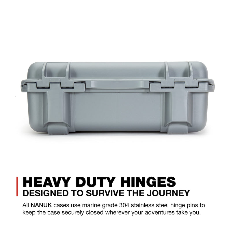 925 Waterproof Hard Case Nanuk 925-0005, Empty, Silver