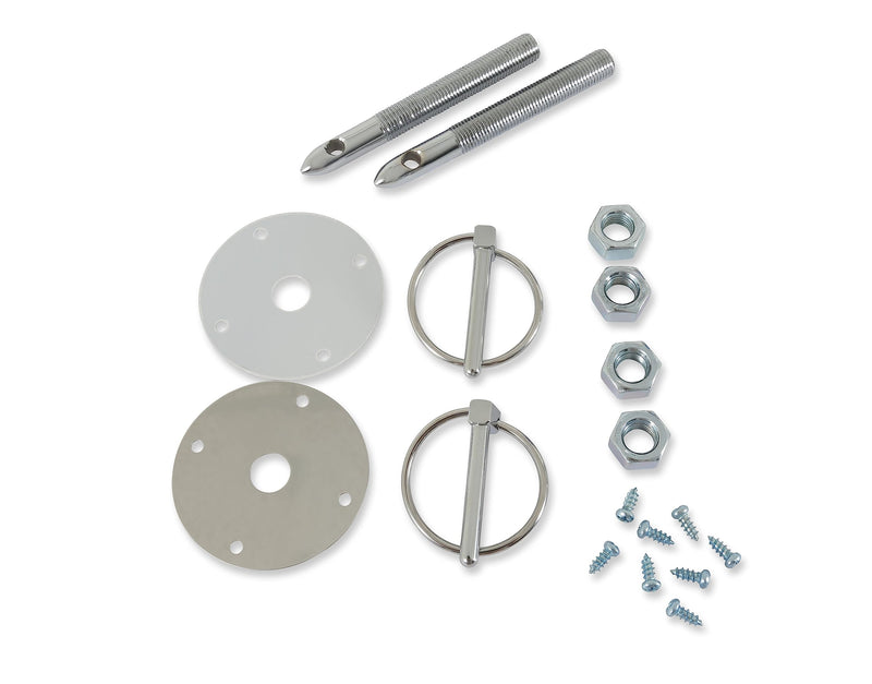Hood & Deck Pinning Kits Mr. Gasket - with Screw-On Scuff Plates