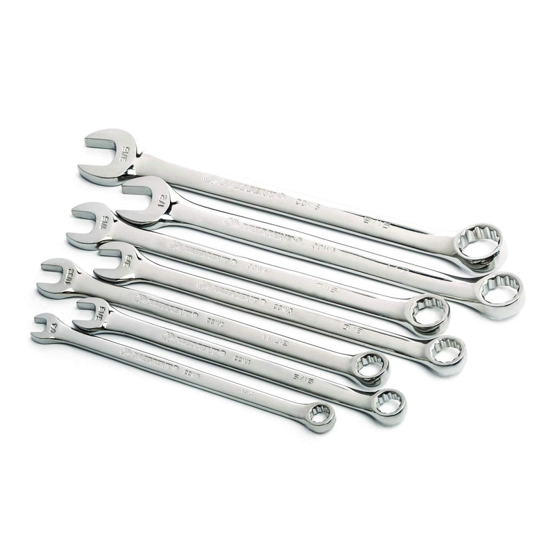 Crescent 12 Point SAE Combination Wrench Set 7 Pc. - CCWSRSAE7