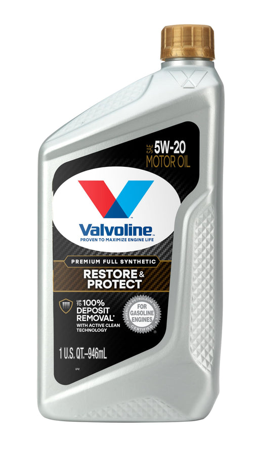 5W-20 Full Synthetic Valvoline Restore & Protect Motor Oil 1 Quart