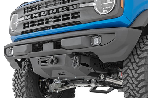 Hidden Winch Bumper Rough Country w/12000S Winch for 21-24 Ford Bronco - 51059